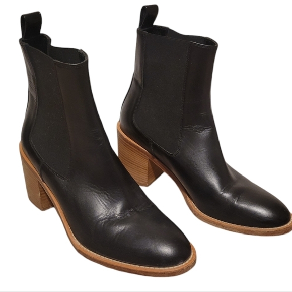 Jenni Kayne Leather Frankie Chelsea Ankle Boot Msrp $595 Women's Size 37 = US 7 - Picture 9 of 14